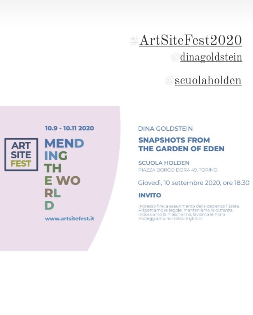 Artsite Italy Exhibition Snapshots From The Garden Of Eden by Dina Goldstein